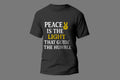 Peace Is the Light Graphic T-Shirt